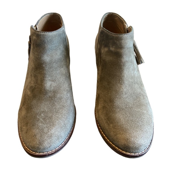 Vionic Serena Suede Ankle Zip Bootie Brown Size 6.5 - Picture 3 of 6